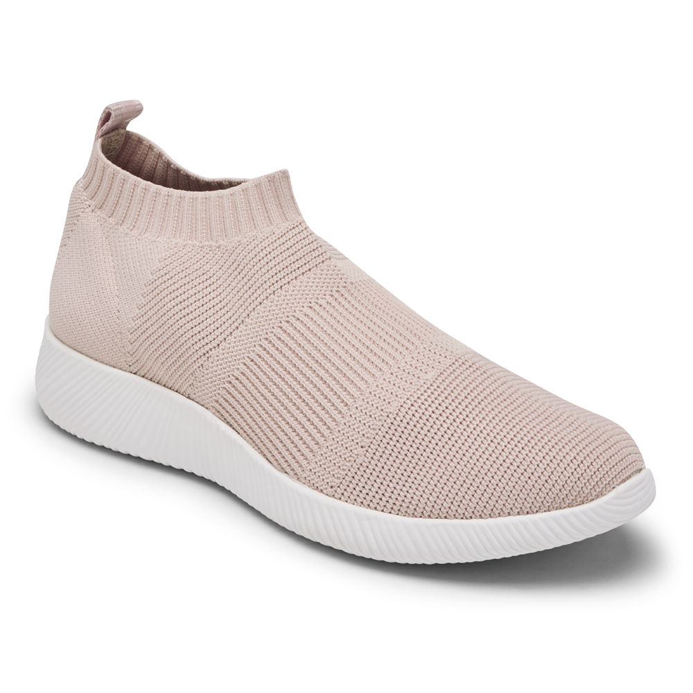 Rockport Womens Sneakers Pink - City Lites Robyne Knit - UK 910-IXVYAW